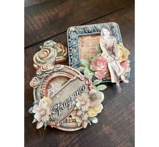 Casting mould "Roses frame"