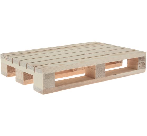 Miniature wooden pallet