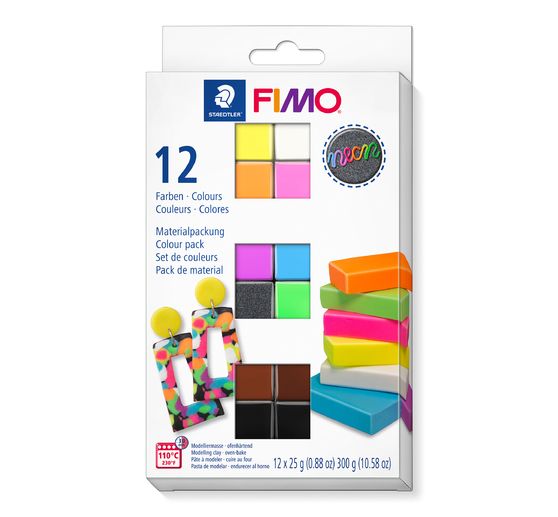 Balení měkkých materiálů FIMO "Neonový efekt"