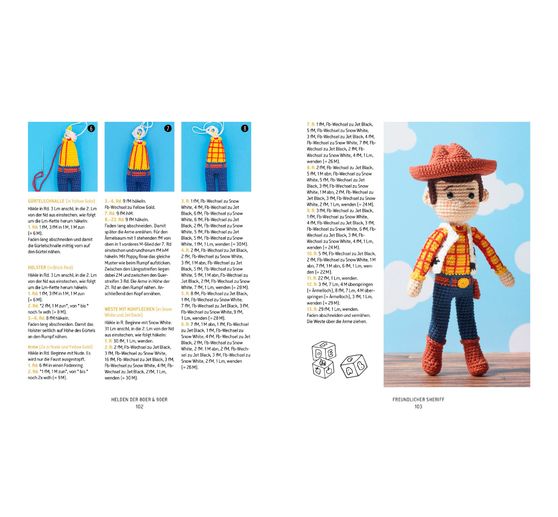 Kniha "Helden der Kindheit - Das Häkelbuch - Band 6"