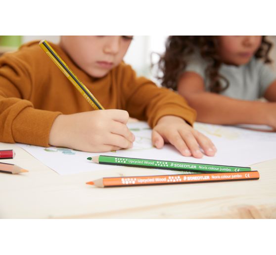 STAEDTLER Noris colour "Jumbo colored pencils", set of 9 + 1 free