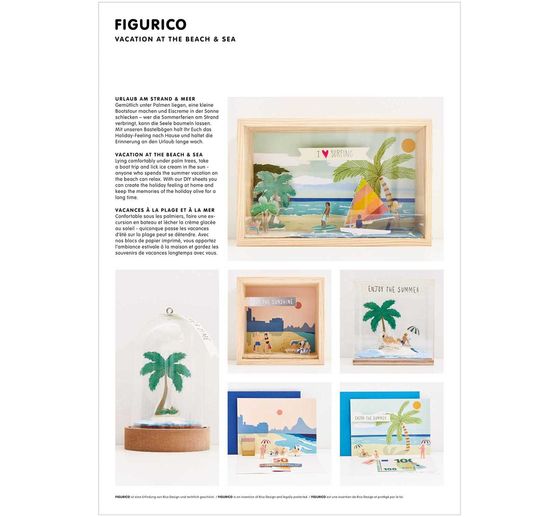 Rico Designový papírový blok na pozadí "FIGURICO"