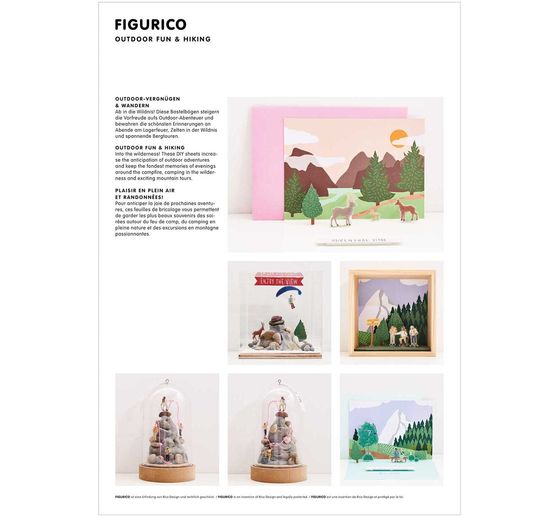 Rico Designový papírový blok na pozadí "FIGURICO"