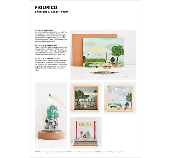 Rico Designový papírový blok na pozadí "FIGURICO"