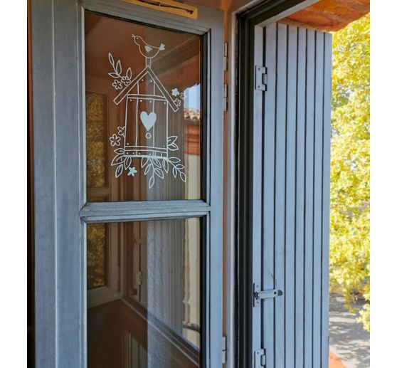 Book "Vorlagenmappe Fensterdeko mit dem Kreidemarker - Frühling & Sommer. Inkl. Original Kreidemarker von KREUL"