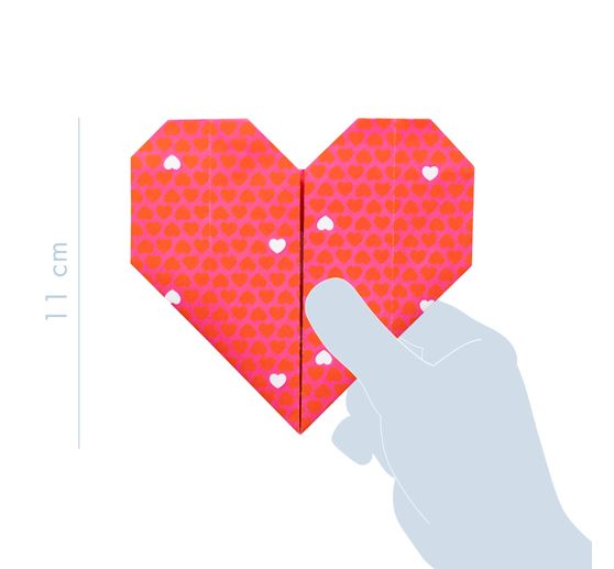 Sortiment skládacího papíru "Paper Love"