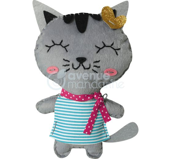 Sewing craft kit Little Couz'In "Cat Tina"