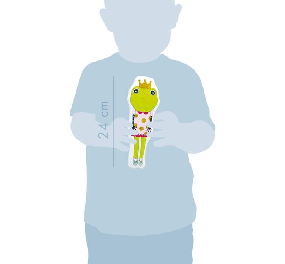 Coloring doll Friends to Paint "Frog Georgette"