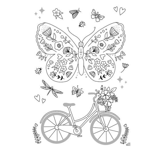 Window decoration templates "Bloom & Grow"