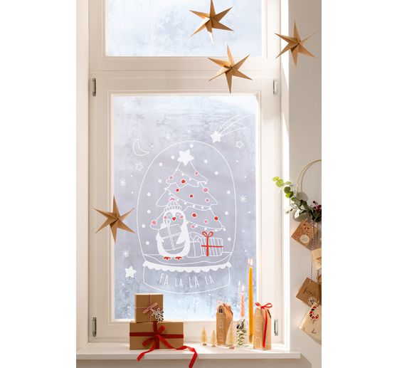 Window decoration templates "Cosy Winter"