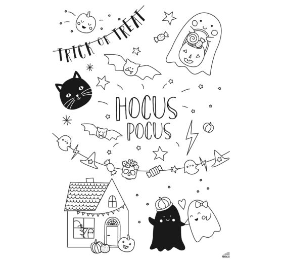 Window decoration templates "Cosy Winter"