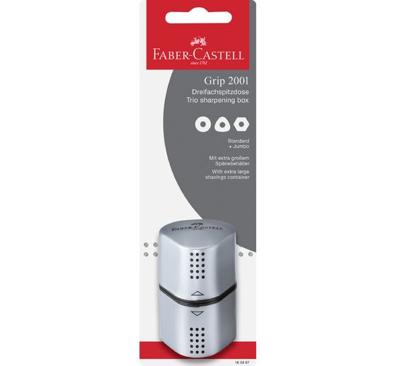 Trojité ořezávátko FABER-CASTELL "Grip 2001"