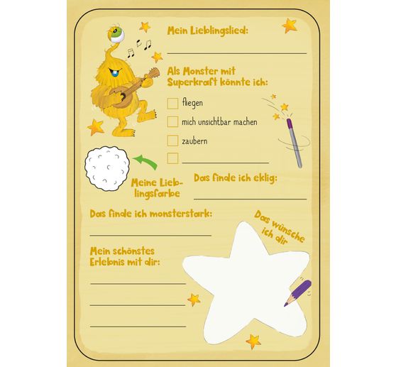 Friends book "Meine monstermäßigen Freunde"