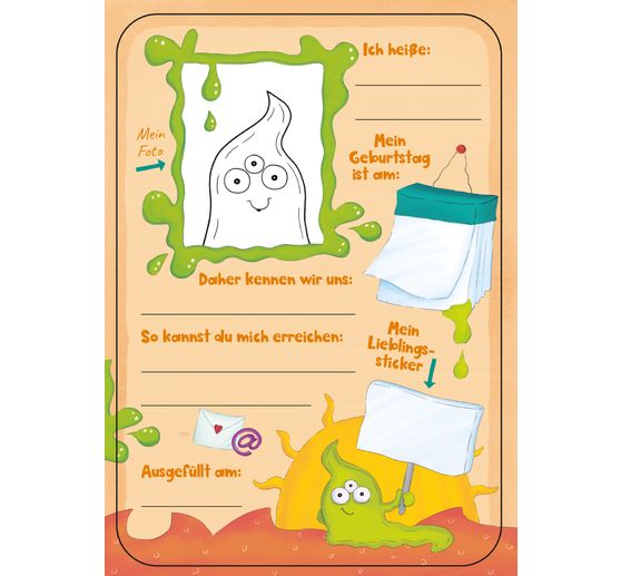 Friends book "Meine monstermäßigen Freunde"