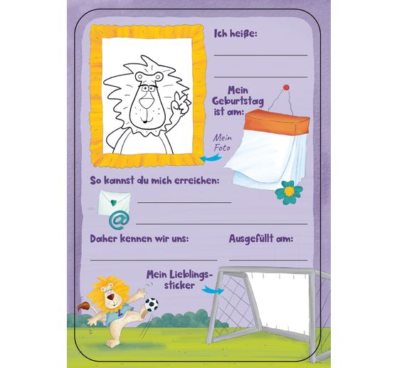 Kniha přátel "Moji velcí zvířecí přátelé"