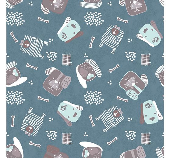 Motif fabric linen optics "Bello"