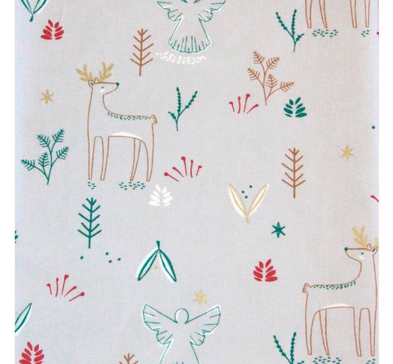 Cotton fabric "Reindeer Magnus"
