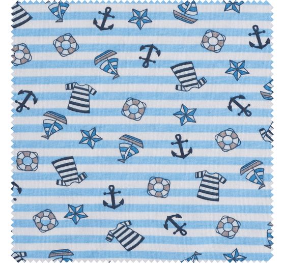 Jersey fabric "Happy Sailor"