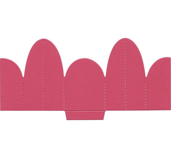 Punching template folding flowers "L"