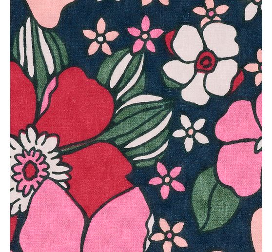 Cotton fabric "Summer flowers"