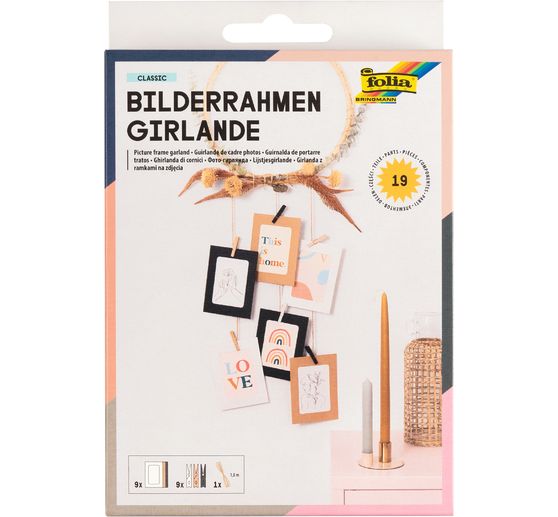 Sada na tvoření "Věnec z obrazových rámečků"