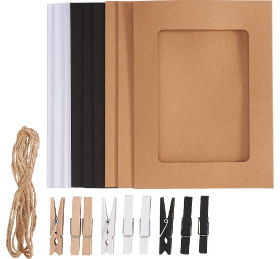 Sada na tvoření "Věnec z obrazových rámečků"