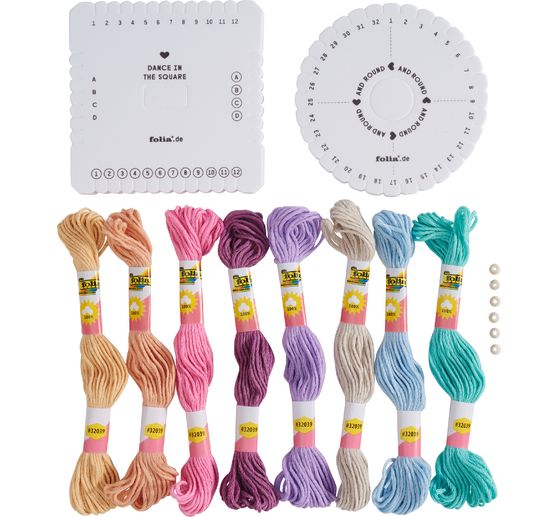 Kumihimo sada na tvoření "Náramky"