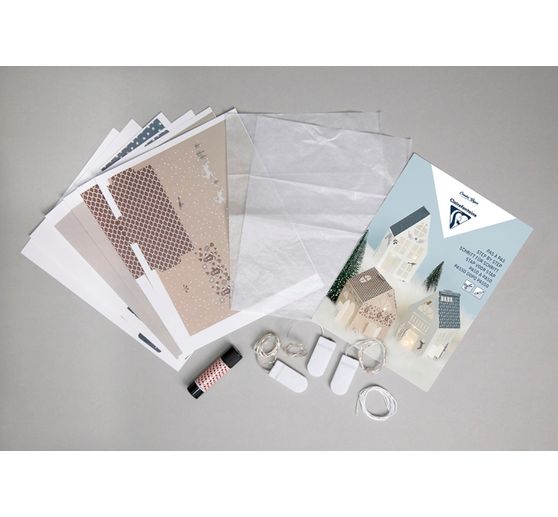 Handicraft set "Houses with lighting"