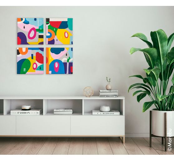 Sada alkydov&yacute;ch barev na vodn&iacute; b&aacute;zi Marabu Green BASIC