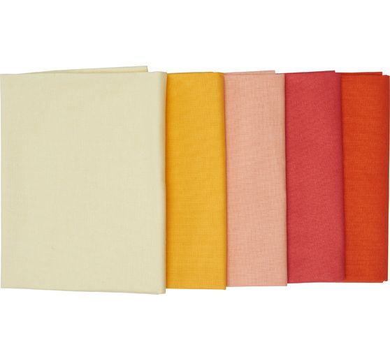 Fabric package Patchy Uni "Yellow-Orange"