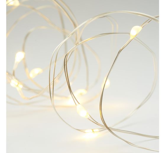 Outdoor micro LED light chain, with remote control, 100 LEDs