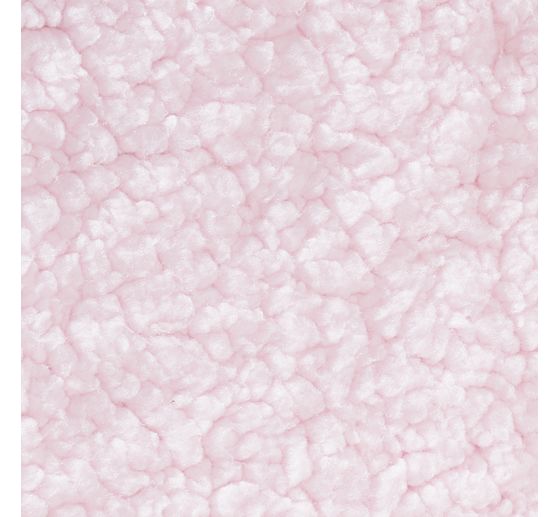 Fleece fabric "Lamb Rosé"