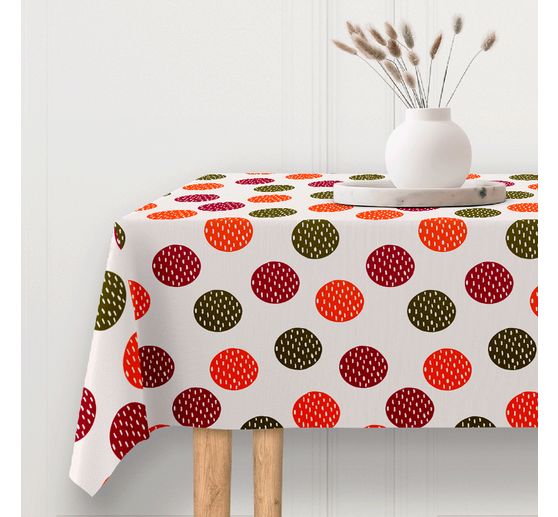 Motif fabric linen look "Zahira"