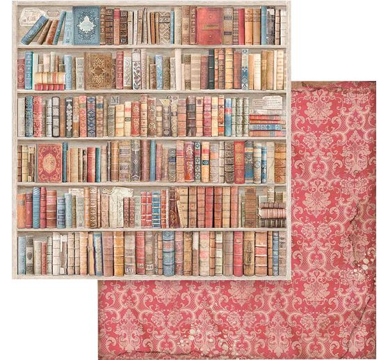Scrapbook block "Vintage Library Backgrounds"