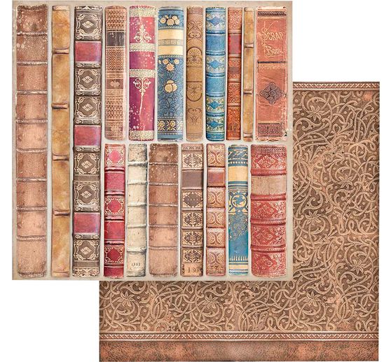 Scrapbook block "Vintage Library Backgrounds"