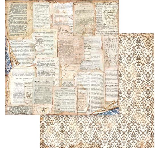 Scrapbook block "Vintage Library Backgrounds"