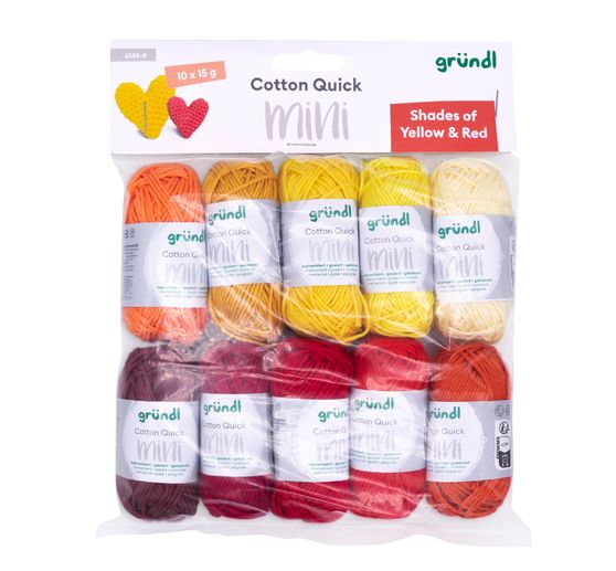 Gründl Cotton Quick Mini "Shades of Yellow and Red"