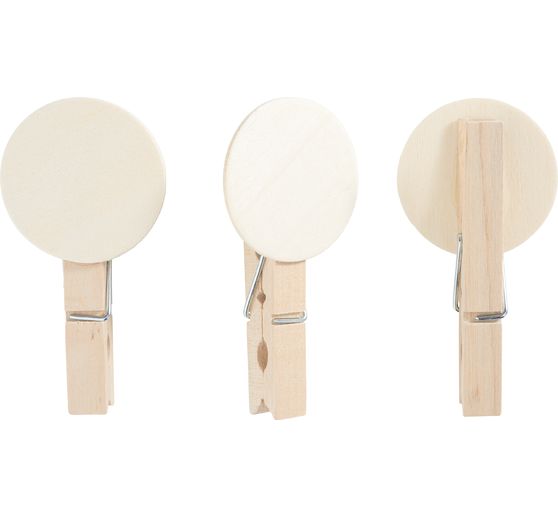 VBS Wooden clip "Button round"
