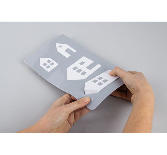 Silicone casting mould "Light houses"