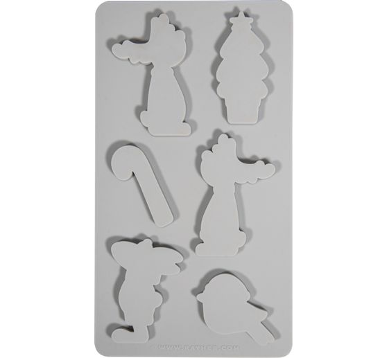 Silicone casting mould "Reindeer friends"