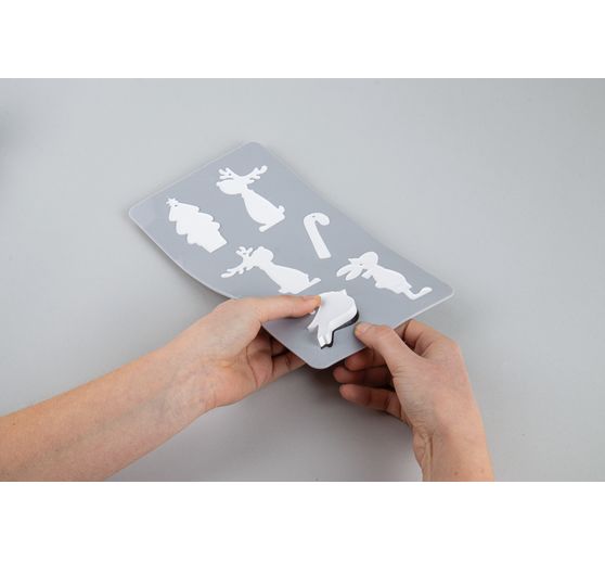 Silicone casting mould "Reindeer friends"