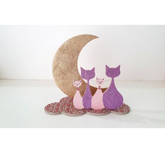 Building kit "Cats in the moon"