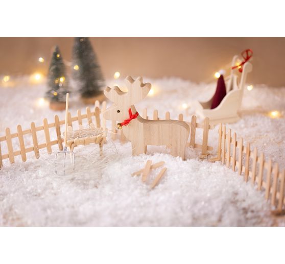 Mini Craft kit elf door "Reindeer"