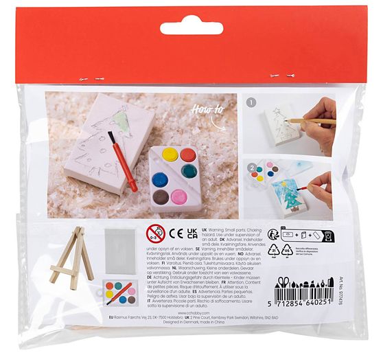 Mini sada na tvoření "Umělec" Dvířka pro skřítka