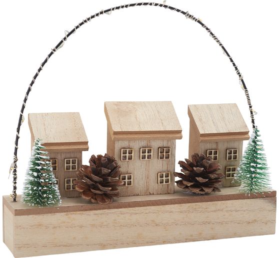 Kompletní sada VBS "Zimní vesnice se světelným obloukem"