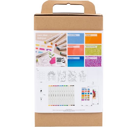Starter set coloring "drawing marker"