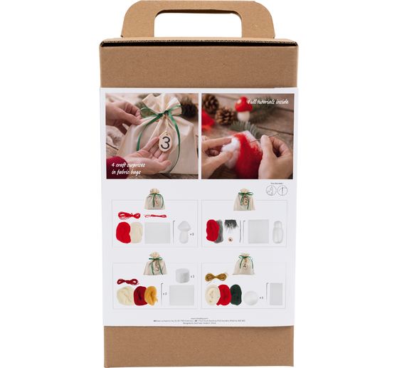 Creative set advent calendar "Felting"
