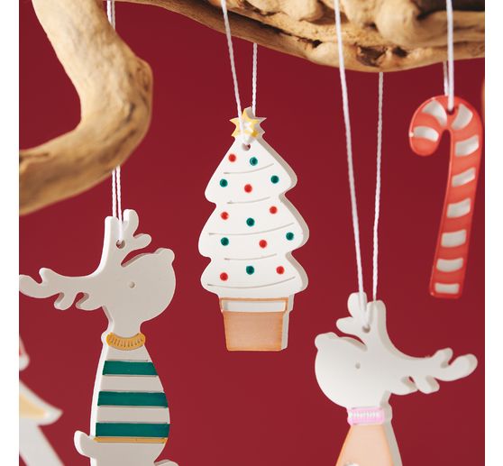 Silicone casting mould "Reindeer friends"