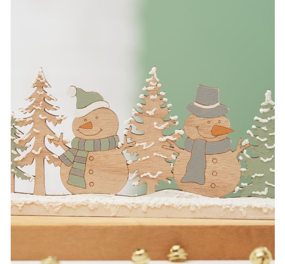 VBS Wooden building kit "Snowmen"