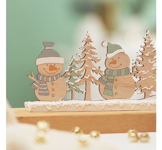 VBS Wooden building kit "Snowmen"